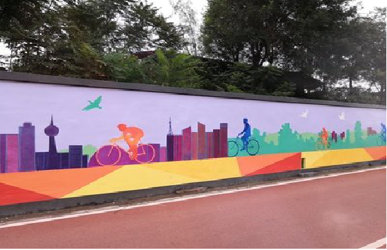 阜阳墙体彩绘-围墙