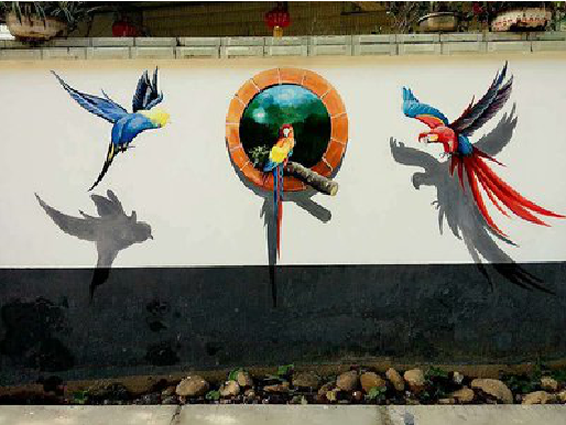 阜阳视觉错位-3D墙绘设计