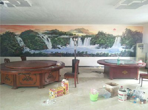 阜阳墙绘-写实风景