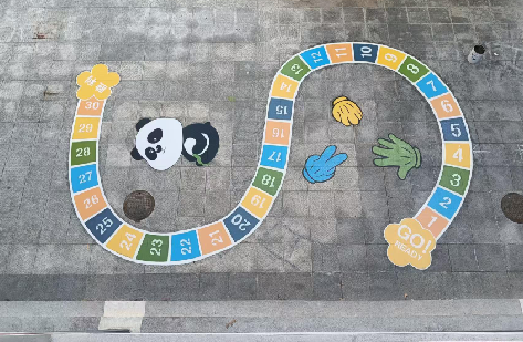 阜阳地面游戏彩绘