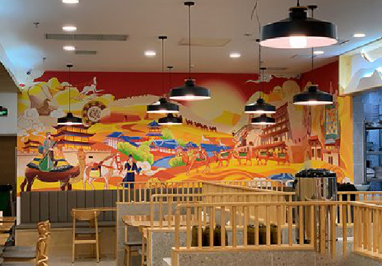 阜阳商业空间彩绘介绍。