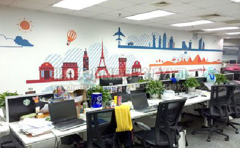 阜阳教你设计办公室墙绘的方法。