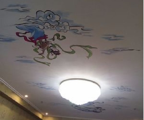 阜阳如何快速绘制天花板上的手绘墙？