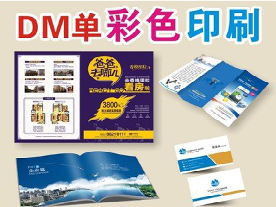 阜阳单页印刷，色彩搭配简单。