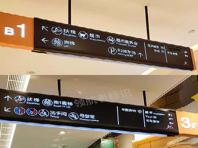 阜阳如何通过商场标识牌引导客流分布？