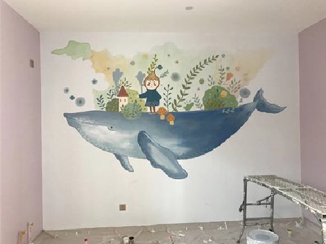 阜阳手绘墙的特点及优势。